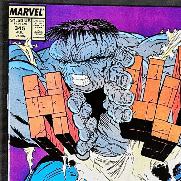 The Incredible Hulk 345 🔑 issue (1988) - Picture 4 of 7